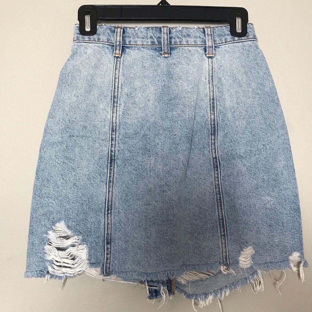 SOLD NWT Free People Parker Wrap Skirt in Surf’s Up 24 - Picture 10 of 12